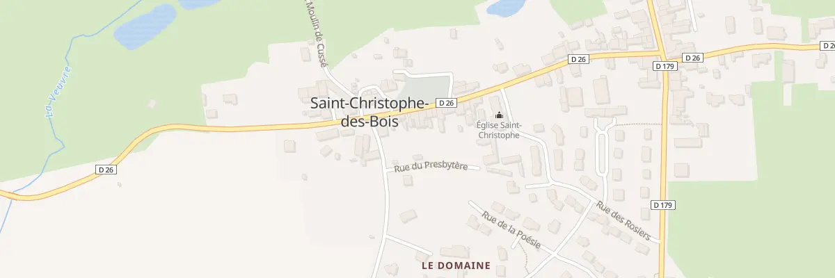 Plan du 37 Rue de l’Eglise à Saint-Christophe-des-Bois
