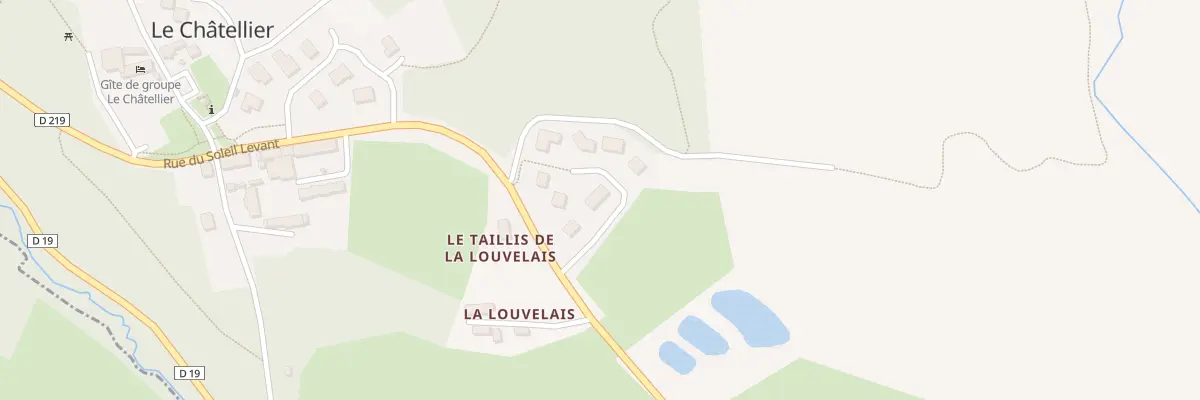 Plan du 3 Hameau Du Terberel au Châtellier