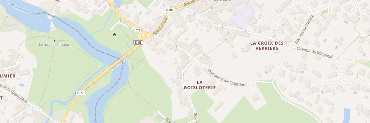Plan du 4 Rue de la goisloterie à Gétigné