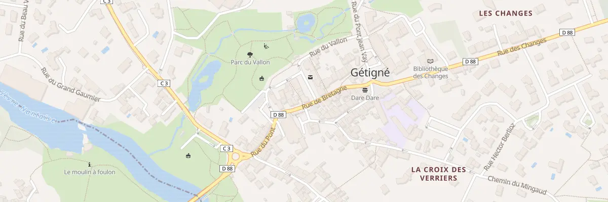 Plan du 9 Rue de bretagne à Gétigné