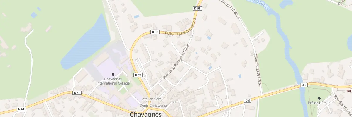 Plan du 121 Rue de la pompe en bois à Chavagnes-en-Paillers