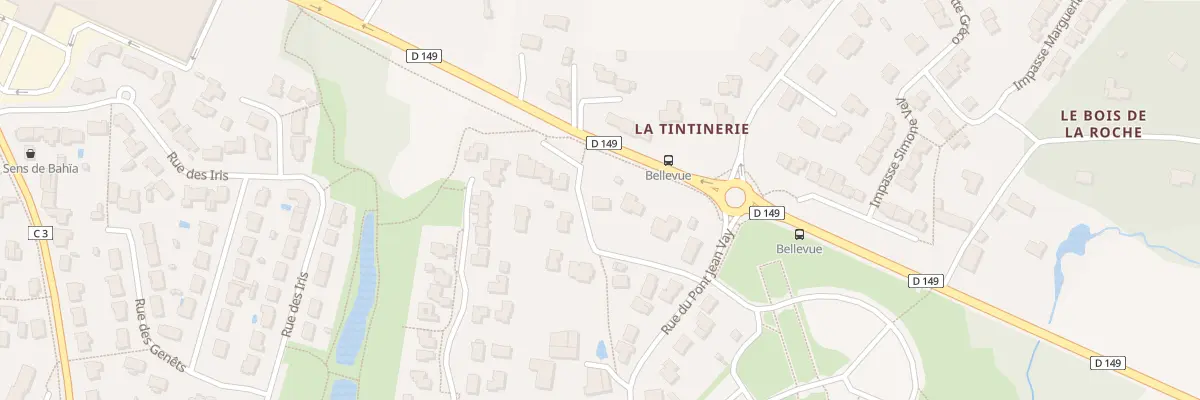 Plan du 8 All des Chênes à Gétigné