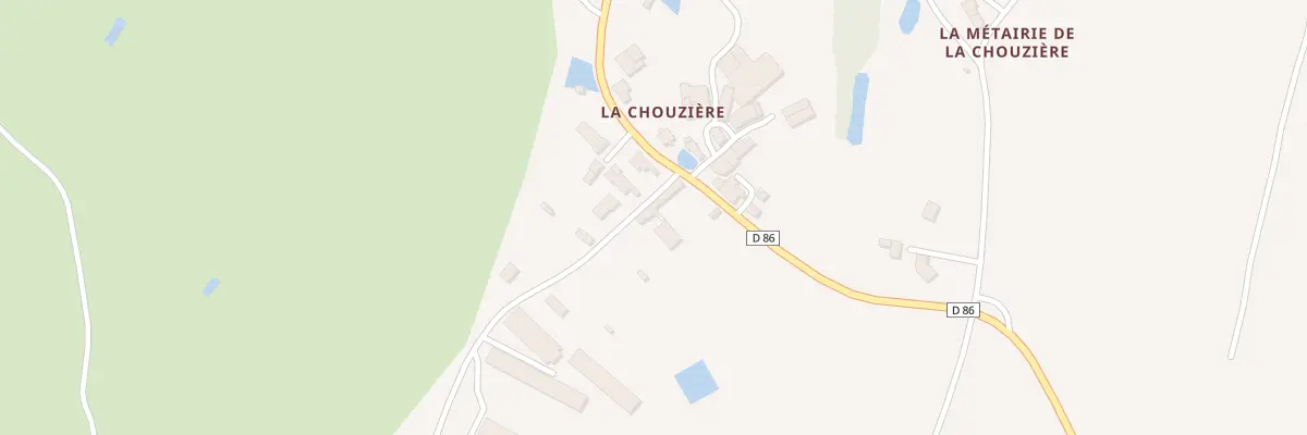 Plan du 3 La Chouzière à Treize-Septiers