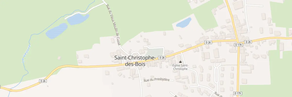 Plan du 6 Allée des Abbayes à Saint-Christophe-des-Bois