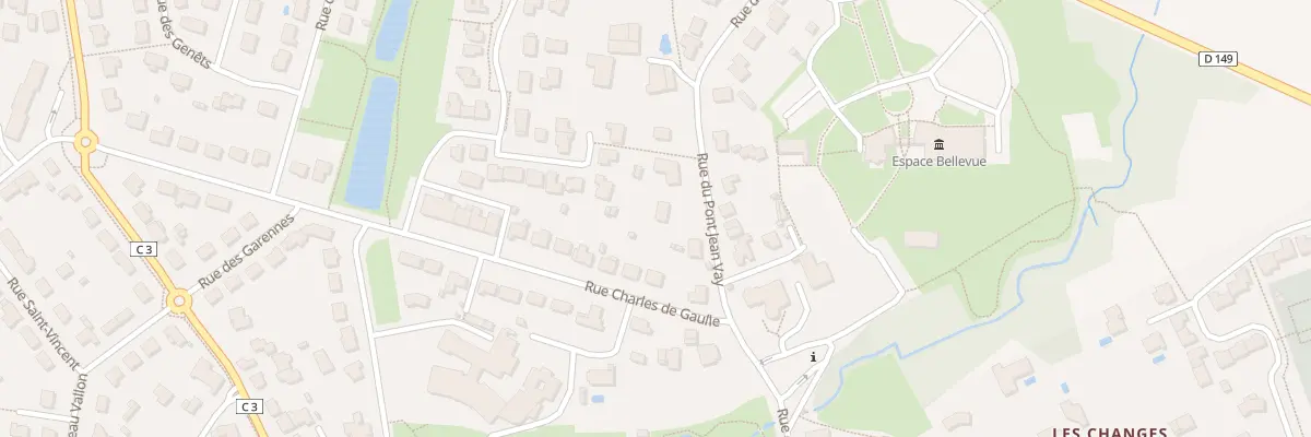 Plan du 11 Rue du pont jean vay à Gétigné