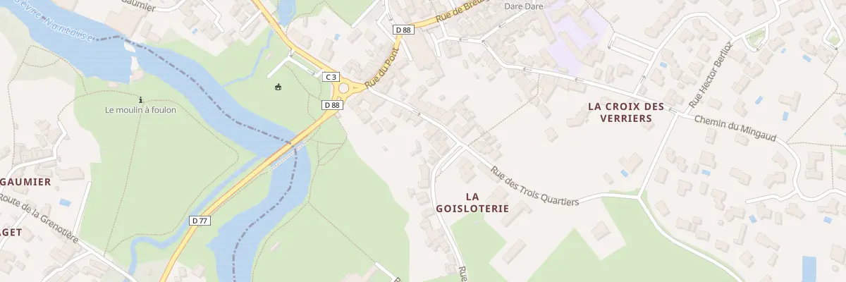 Plan du 10 Rue de la goisloterie à Gétigné