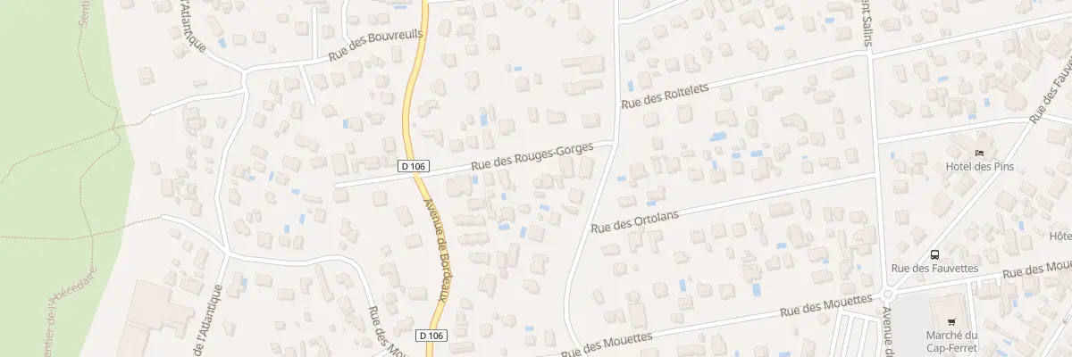 Plan du 4 Rue Rouges Gorges Cap Ferret à Lège-Cap-Ferret