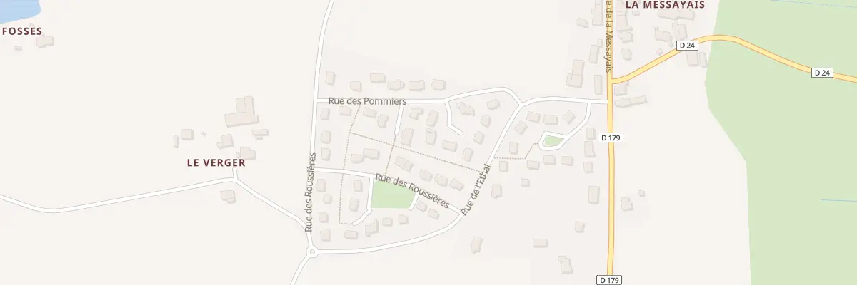 Plan du 1 All des Cerisiers à Combourtillé
