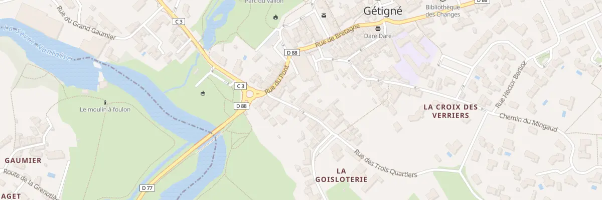 Plan du 5 Rue du vieux chemin royal à Gétigné