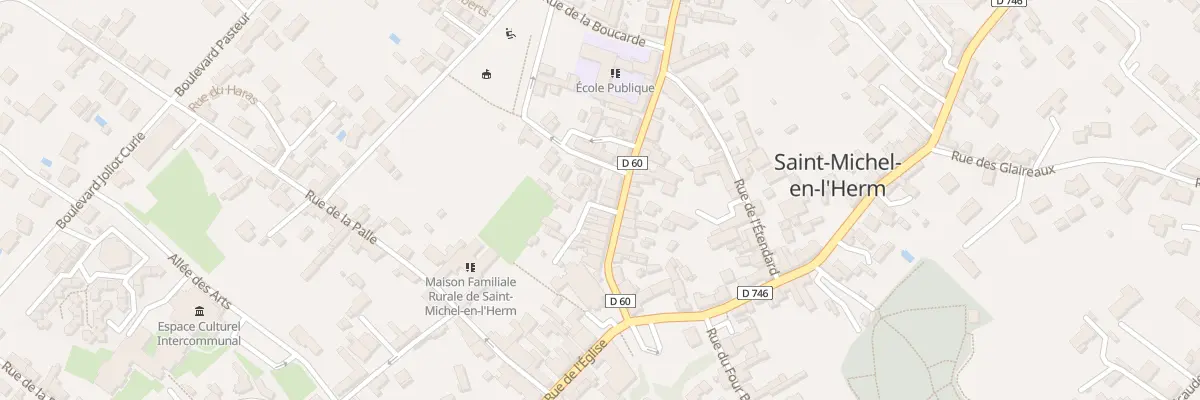Plan du 15 Rue du bourdigal à Saint-Michel-en-l’Herm