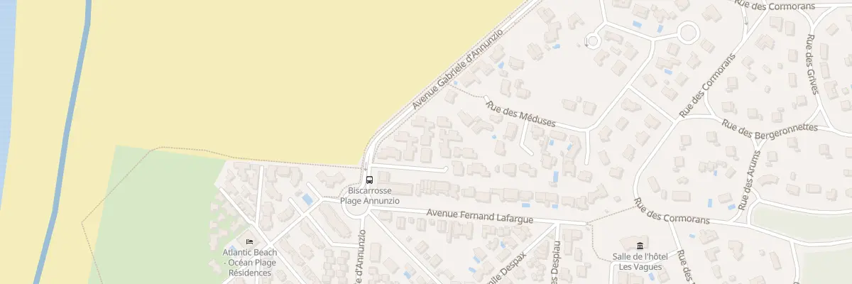 Plan du 346 Av Gabrièle d’Annunzio à Biscarrosse