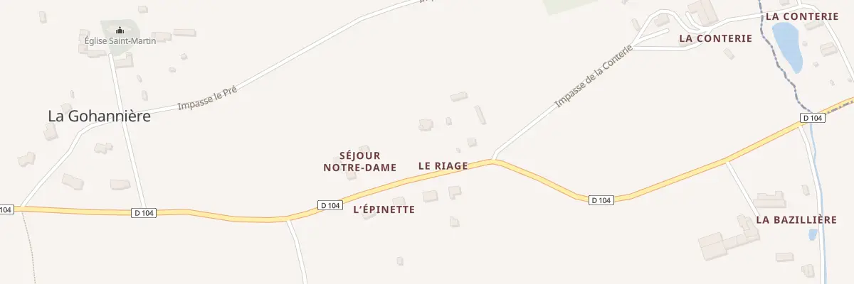 Plan du 494 Rte des Pecheurs - La Gohannie à Tirepied-sur-Sée