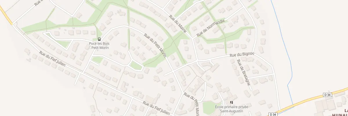 Plan du 31 Rue du Petit Morin à Pocé-les-Bois