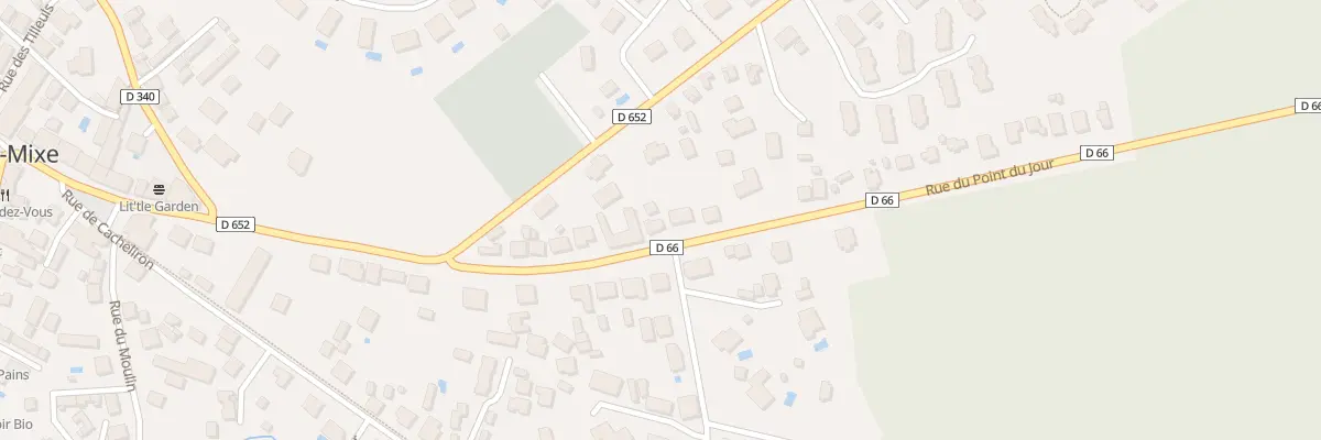 Plan du 165 Rue du Point du Jour à Lit-et-Mixe