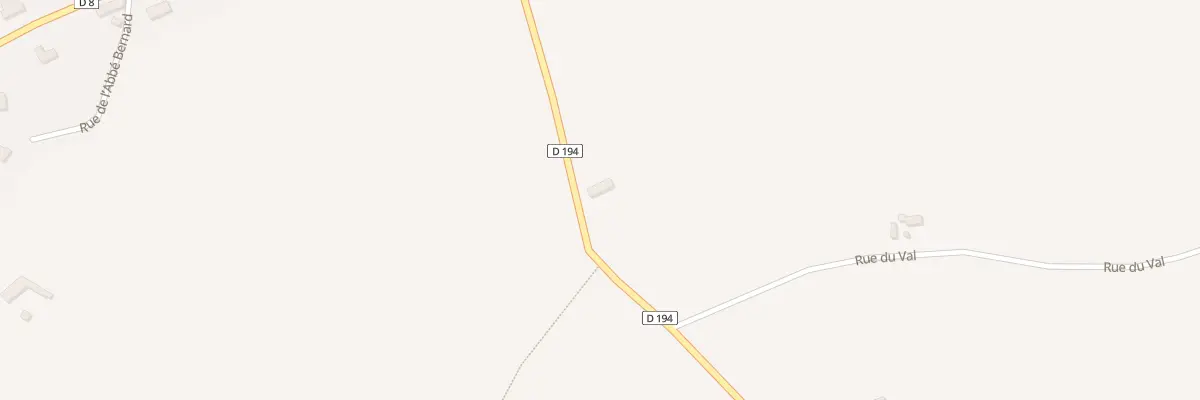 Plan du 39 Le Lieu Acher à Remilly Les Marais