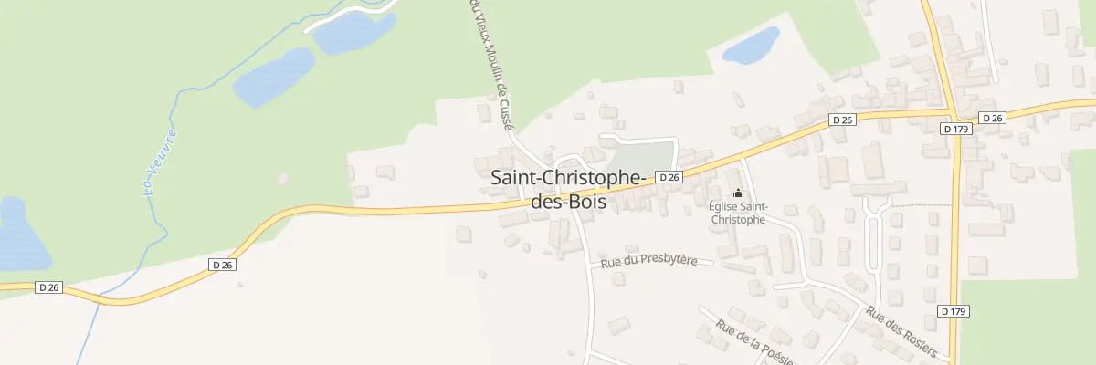 Plan du 40 Rue de l’Eglise à Saint-Christophe-des-Bois