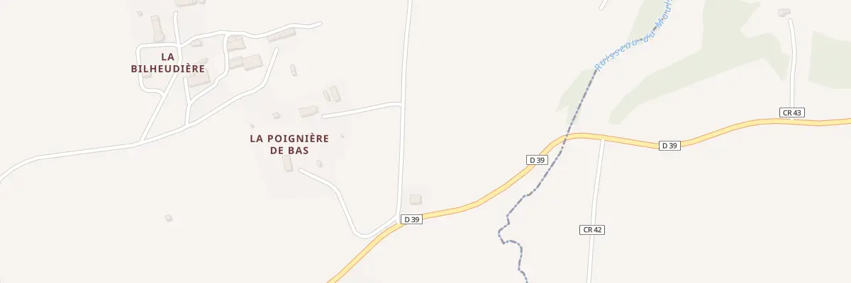 Plan du 2 Poigniere de Bas Braffais au Parc