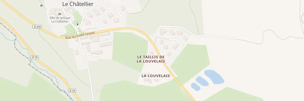 Plan du 14 Rue Du Soleil Levant au Châtellier