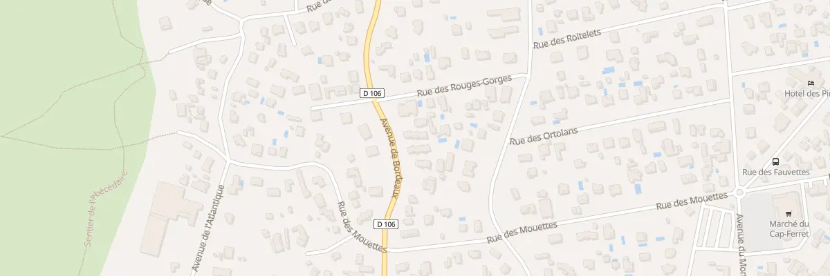 Plan du 48 Av de Bordeaux Cap Ferret à Lège-Cap-Ferret