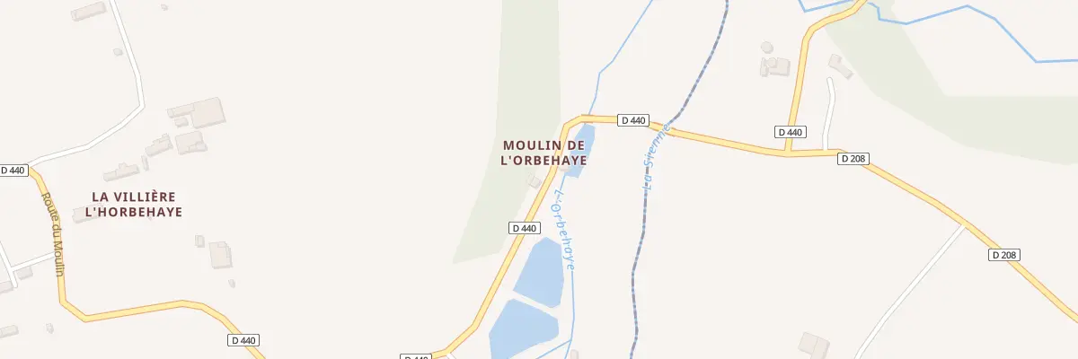Plan du 5001A Moulin de l’Orbehaye à Montaigu-les-Bois