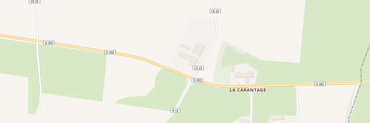 Plan du 1 La Carantage à Petit-Auverné