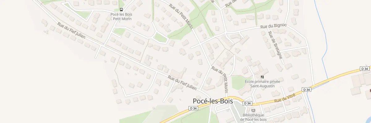 Plan du 4 Rue du Fief Julien à Pocé-les-Bois