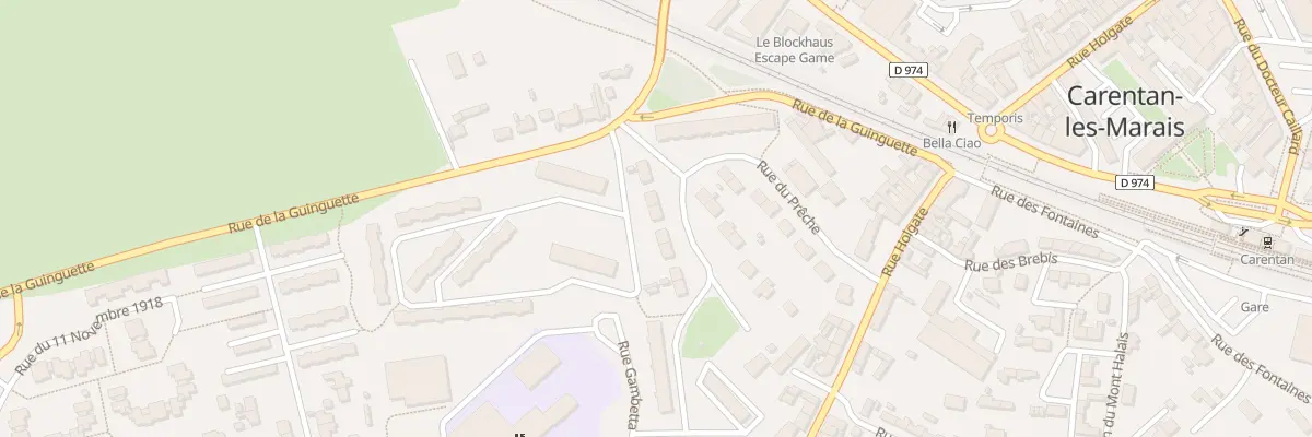 Plan du 6 Rue du Prêche à Carentan-les-Marais