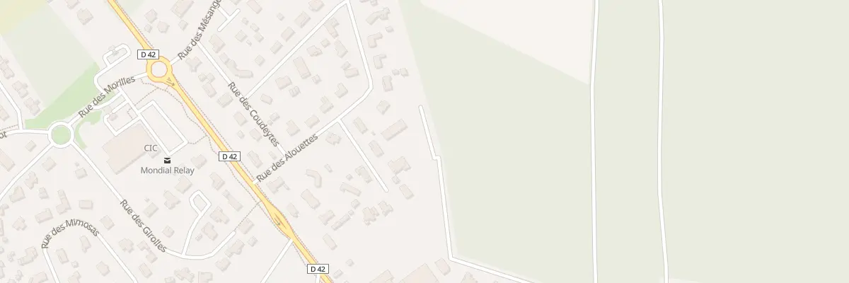 Plan du 10 Rue des Alouettes à Linxe