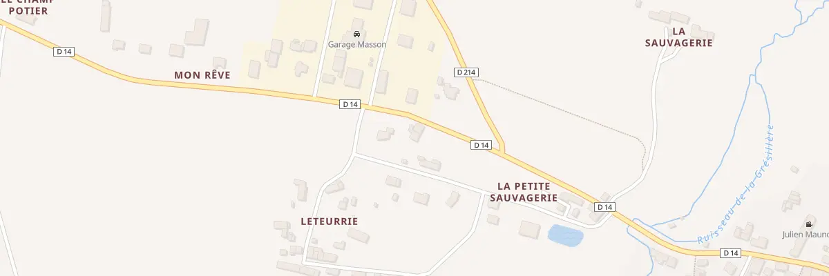 Plan du 19 La Petite Sauvagerie à Saint-Georges-de-Reintembault