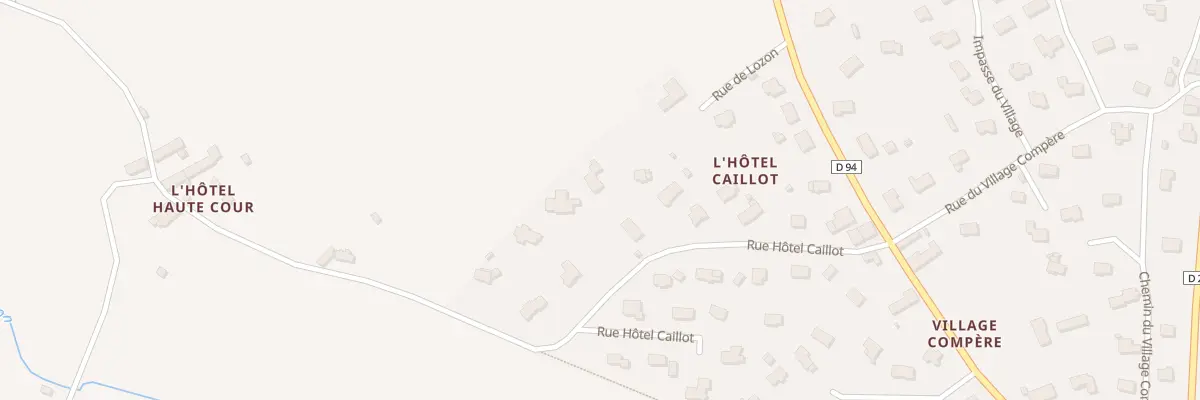 Plan du 20 Rue de l’Hotel Caillot à Marigny-Le-Lozon