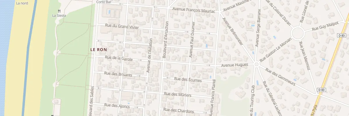 Plan du 229 Rue de la Garole à Biscarrosse