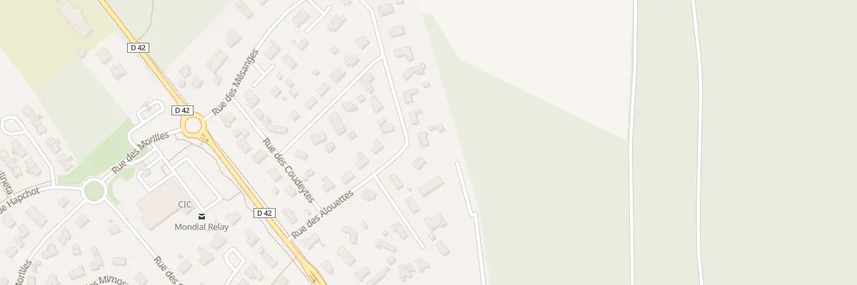 Plan du 18 Rue des Alouettes à Linxe