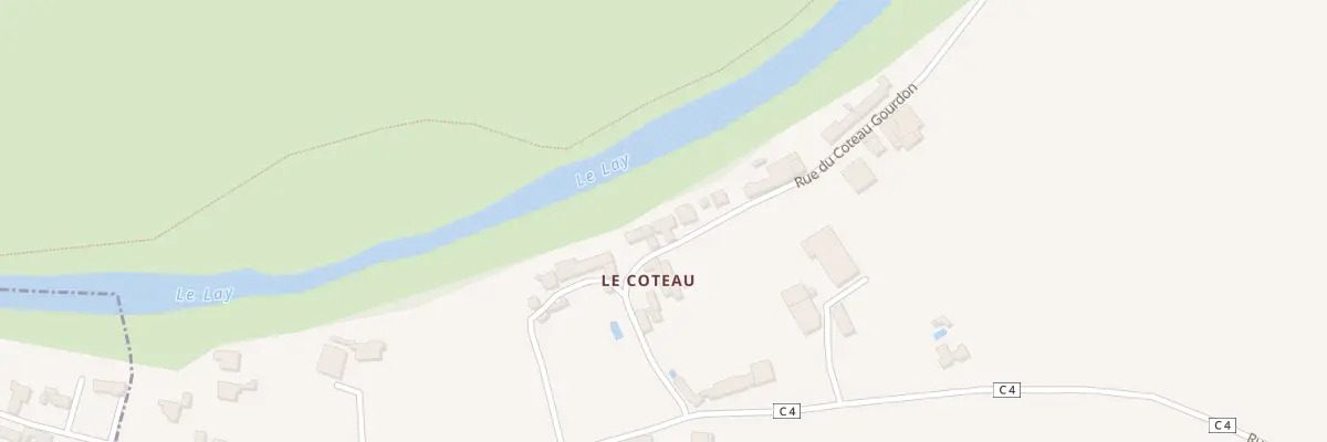 Plan du 4 Rue du coteau gourdon à Péault