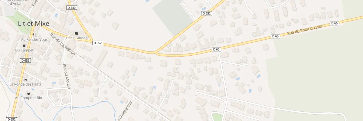 Plan du 60 Rue du Point du Jour à Lit-et-Mixe