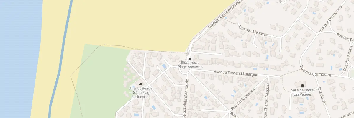 Plan du 325 Av Gabrièle d’Annunzio à Biscarrosse