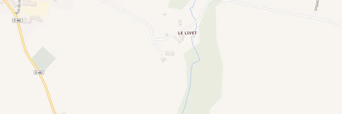 Plan du 3 Livet à Saint-Laurent-de-Terregatte