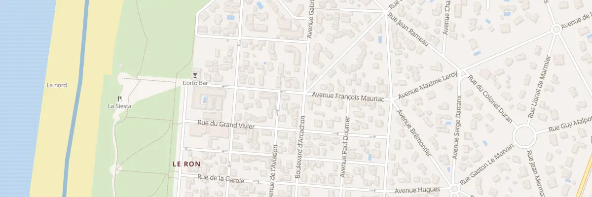 Plan du 859 Bd d’Arcachon à Biscarrosse