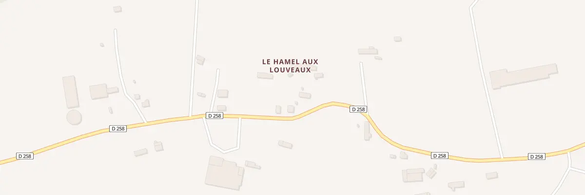 Plan du 8 Le Hamel aux Louveaux Perc à Percy-en-Normandie