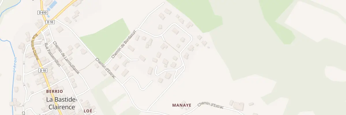 Plan du 5468 Le Stracq à La Bastide-Clairence