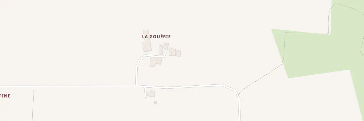 Plan du 5058 La Gouërie à Vergéal