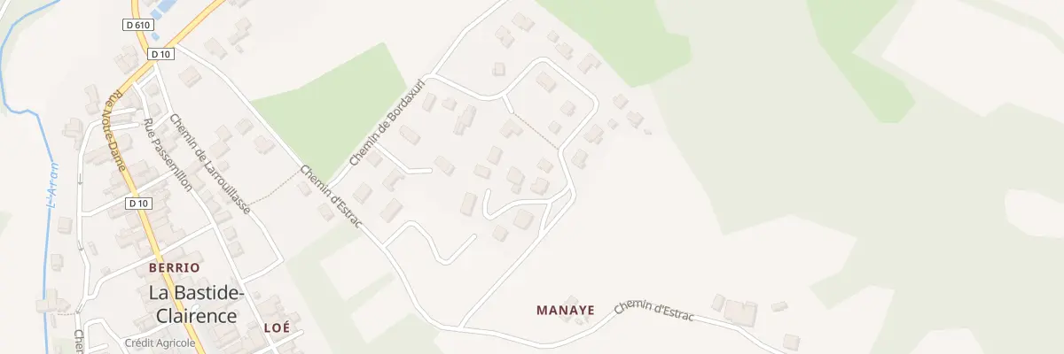Plan du 82 Che de Gartinto à La Bastide-Clairence