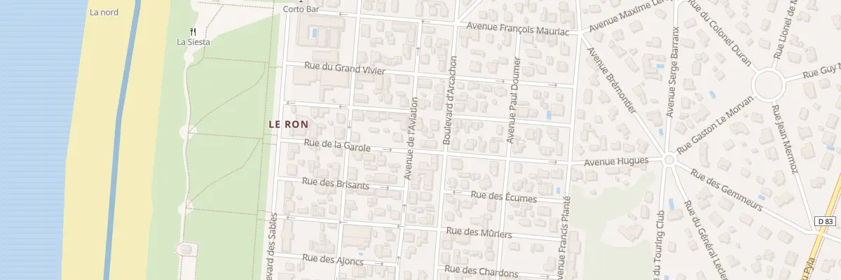 Plan du 165 Rue de la Garole à Biscarrosse