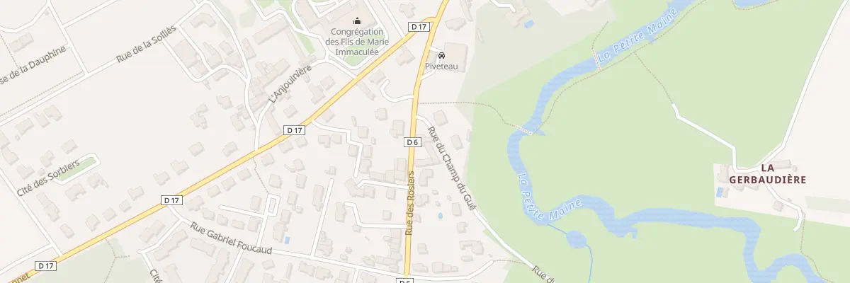 Plan du 55 Rue des rosiers à Chavagnes-en-Paillers