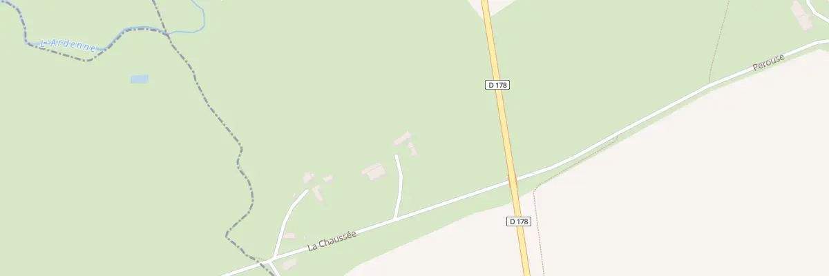Plan du 1408 La Chaussée à Rannée