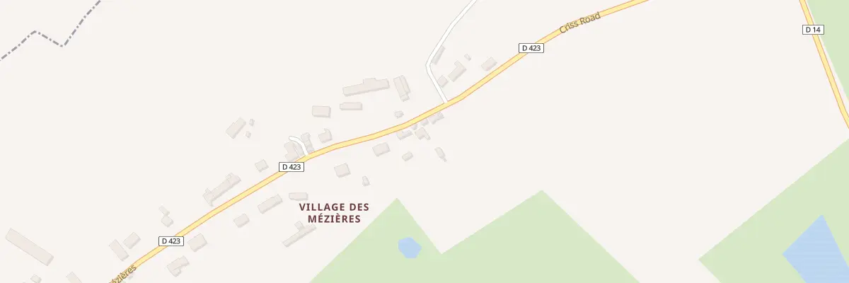 Plan du 13 Les Mezieres à Saint-Martin-de-Varreville