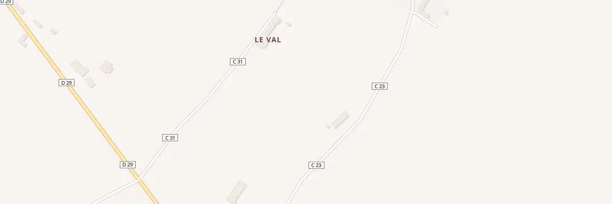 Plan du 1 Le Val à Saint-André-de-Bohon