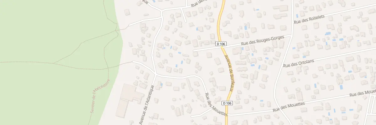 Plan du 47 Rue des Mouettes Cap Ferret à Lège-Cap-Ferret