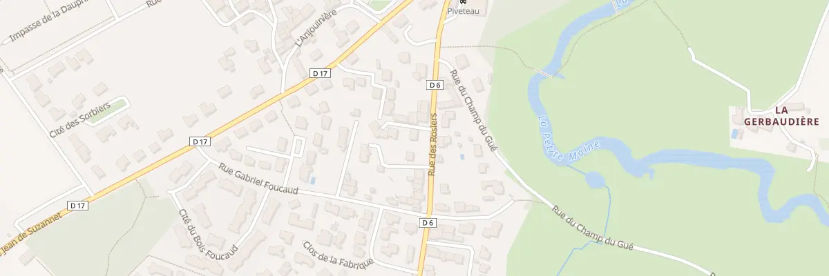 Plan du 110 Rue des rosiers à Chavagnes-en-Paillers