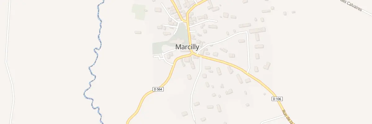 Plan du 5037 Le Bourg à Marcilly