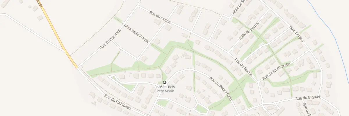 Plan du 13 Rue du Petit Morin à Pocé-les-Bois